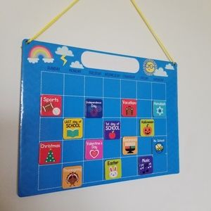 Dry Erase Calendar with Magnets